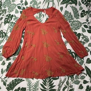Free People embroidered dress